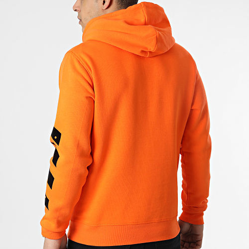 Sweat Capuche TVX Sleeve Orange Noir