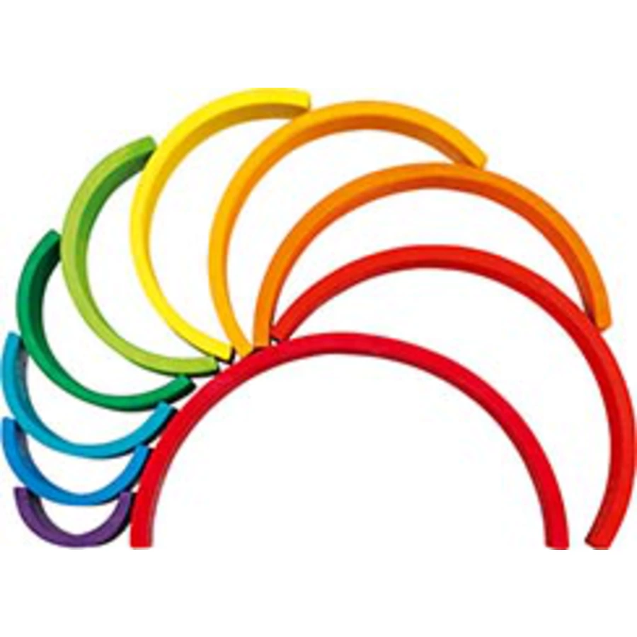 goki Holzbausteine Regenbogen