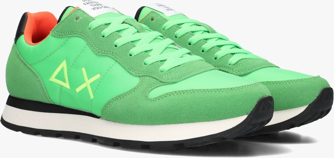 SUN68 groene sun68 lage sneakers tom solid nylon men