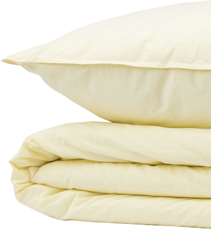 Magasin du Nord Collection Stonewashed sengesæt 140x220 pastel yellow Stonewash pastel yellow
