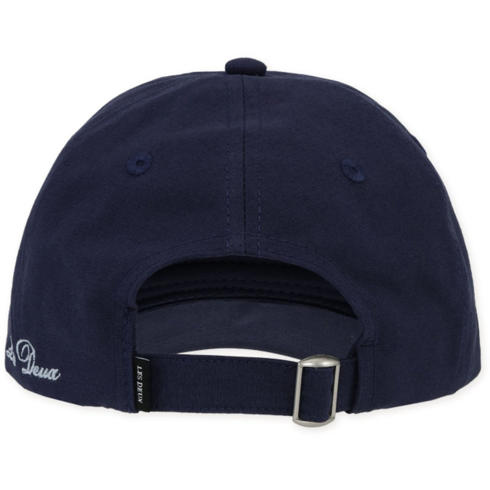 Køb Les Deux Kids Dark Navy Globe Logo Dad Kasket