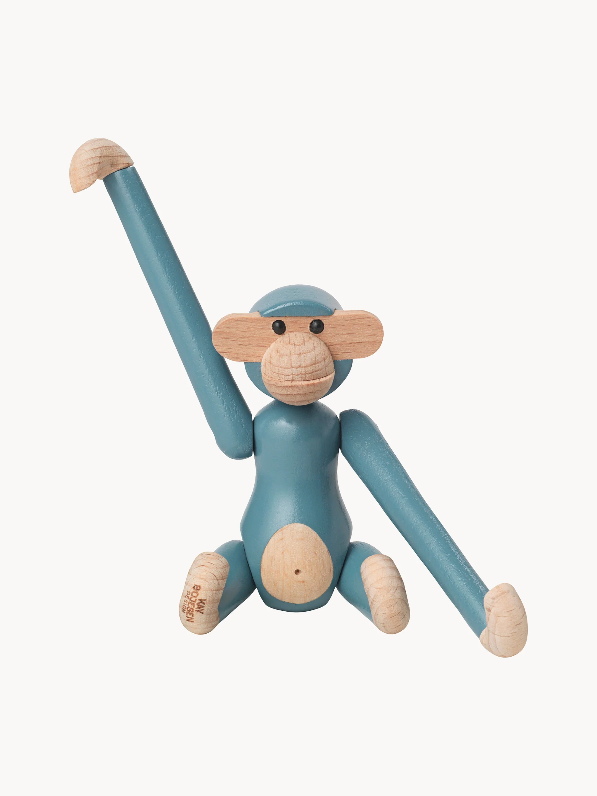 Decoratief object Monkey Mini van beukenhout