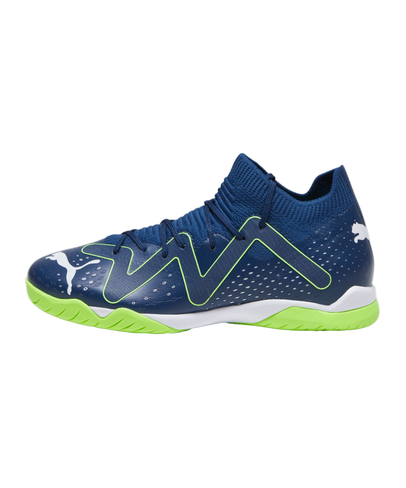 PUMA FUTURE Match+ Mid IT Halle Jr Gear Up Kids Blau F03