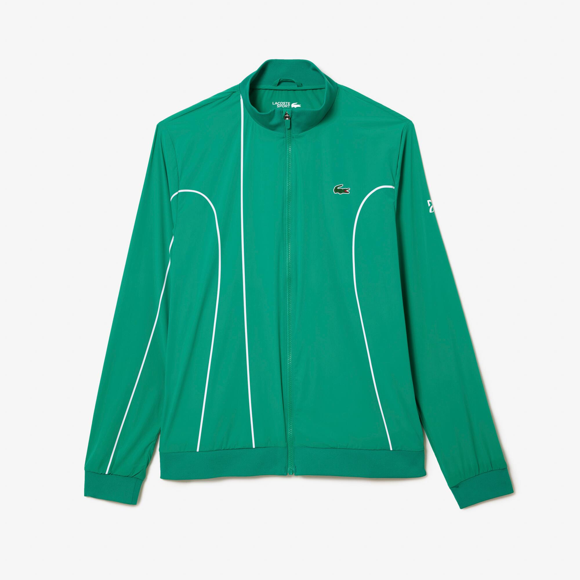 Veste d'après match homme Lacoste SPORT x Novak Djokovic Manteaux & Vestes - Vert - Lacoste - Homme