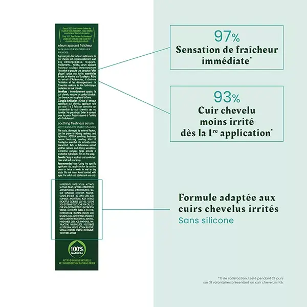 Sérum René Furterer Astera Fresh Suavizante e Refrescante 75ml