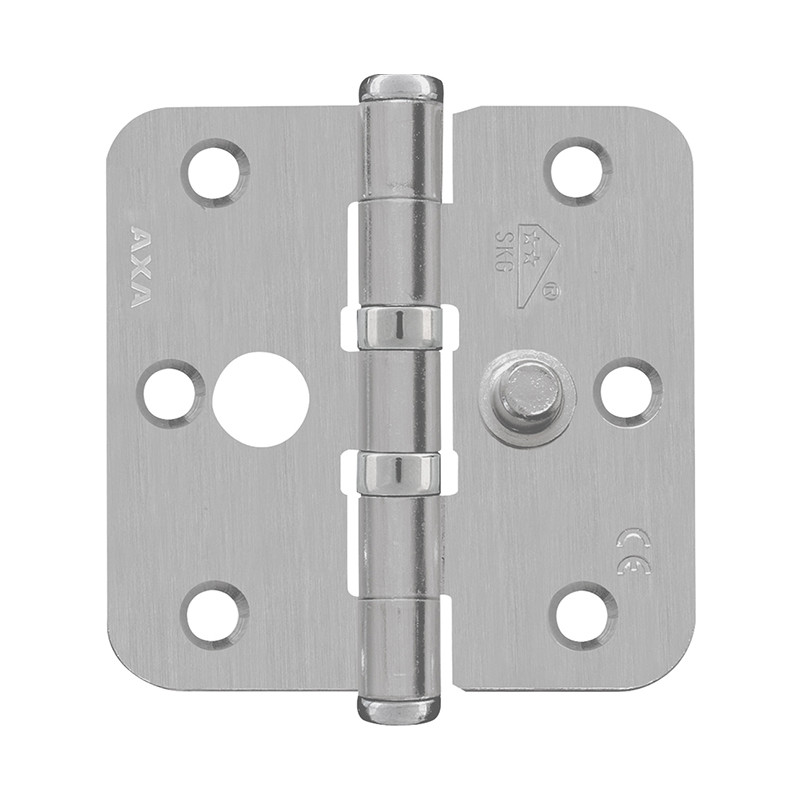 AXA kogellagerscharnier 76x76mm RH RVS SKG**