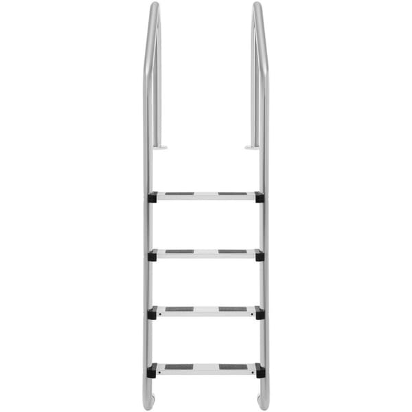 Bassengstige i rustfritt stål, 4 trinn, 1820 mm