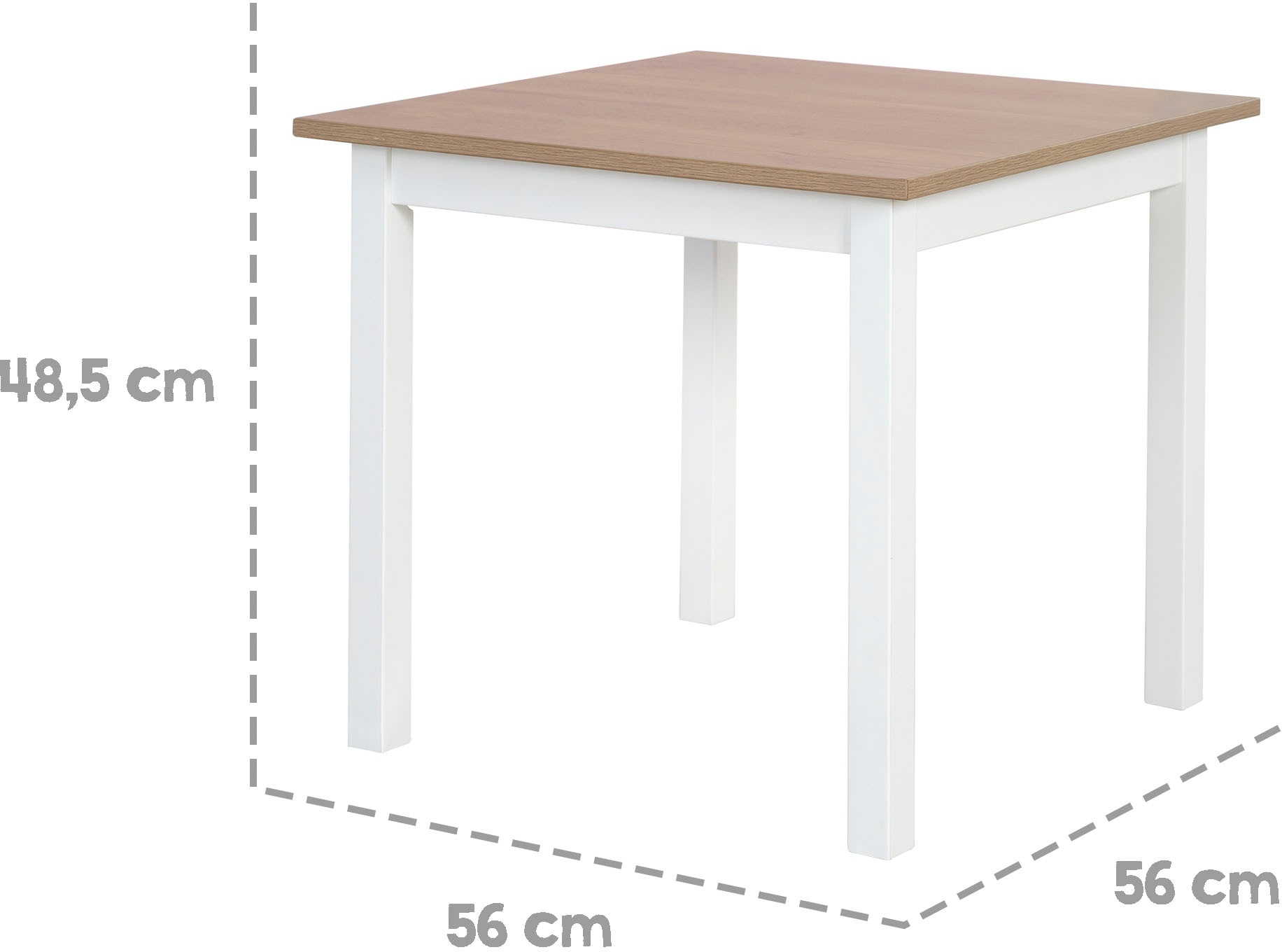 roba® Kindersitzgruppe »Woody, Holzdekor/weiss« 3 Stk. tlg.