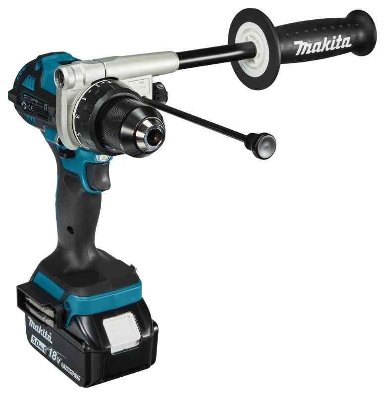 Makita DHP486RTJ 18V Li-ion accu klopboor-/schroefmachine set (2x5.0Ah) in Mbox - koolborstelloos