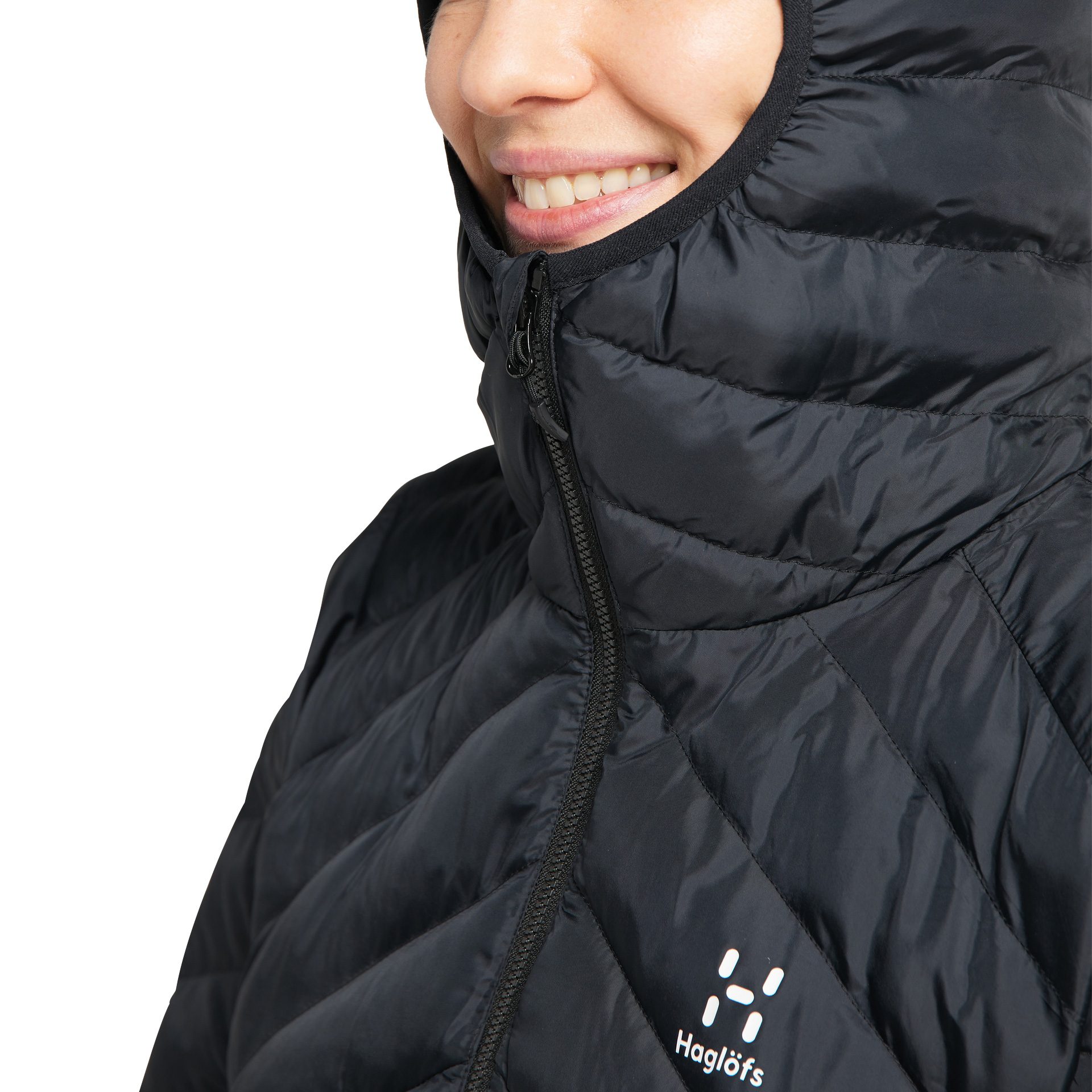 Haglöfs Särna Mimic Hood Isolationsjacke Damen true black