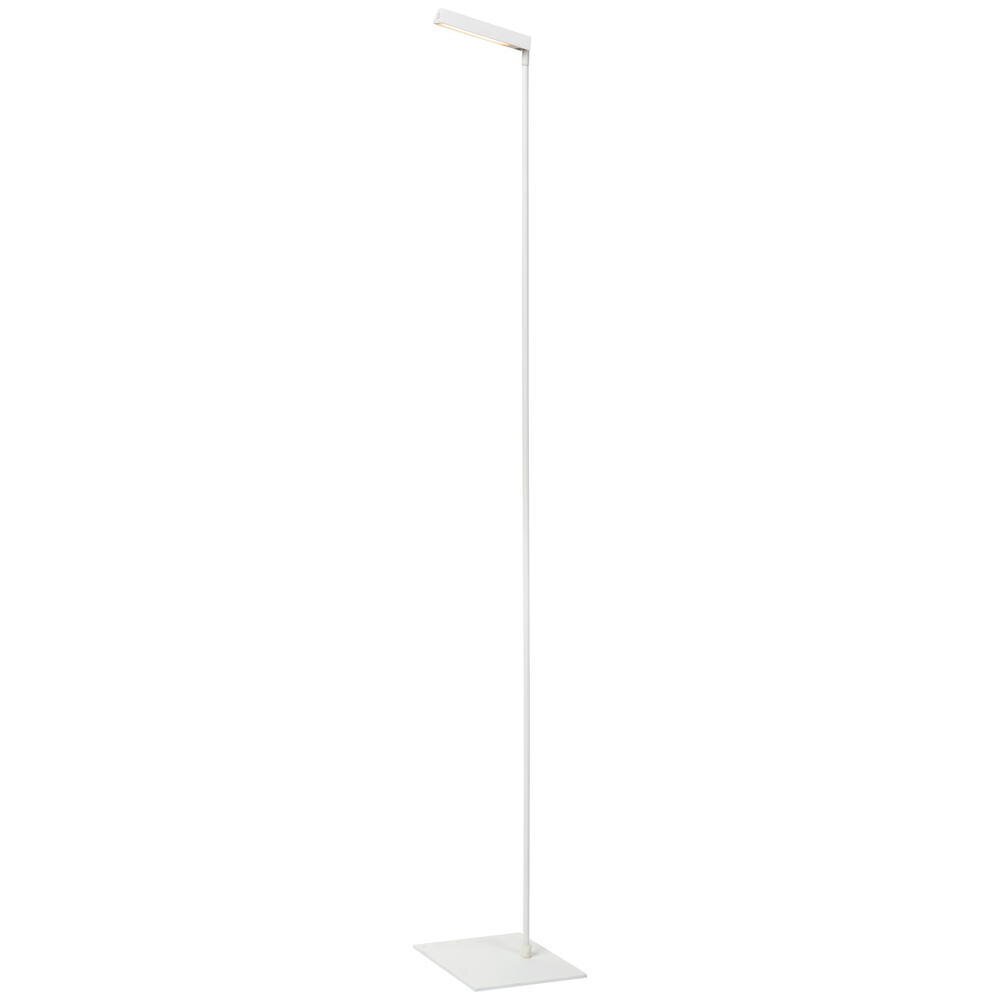 LED vloerlamp met leesarm Lavale in wit 3W 130lm