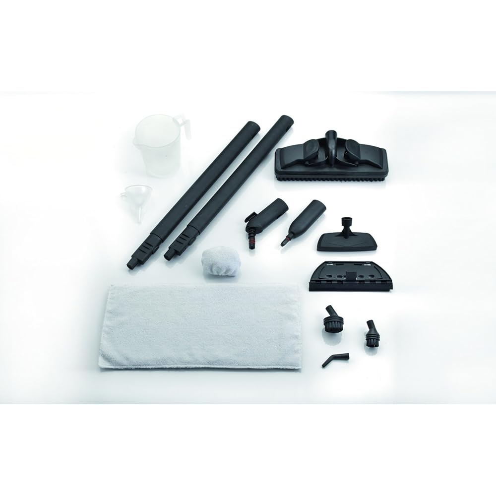 Ariete 4146 XVapor Deluxe, Nettoyeur Vapeur Mobile avec Réservoir de 1,6 Litres, 1 Heure d'Autonomie, 5 Bar, Compartiment à Accessoires Intégré, Autonomie jusqu'à 55', Cable de 6 m, 1500W, Blanc : Cuisine et Maison