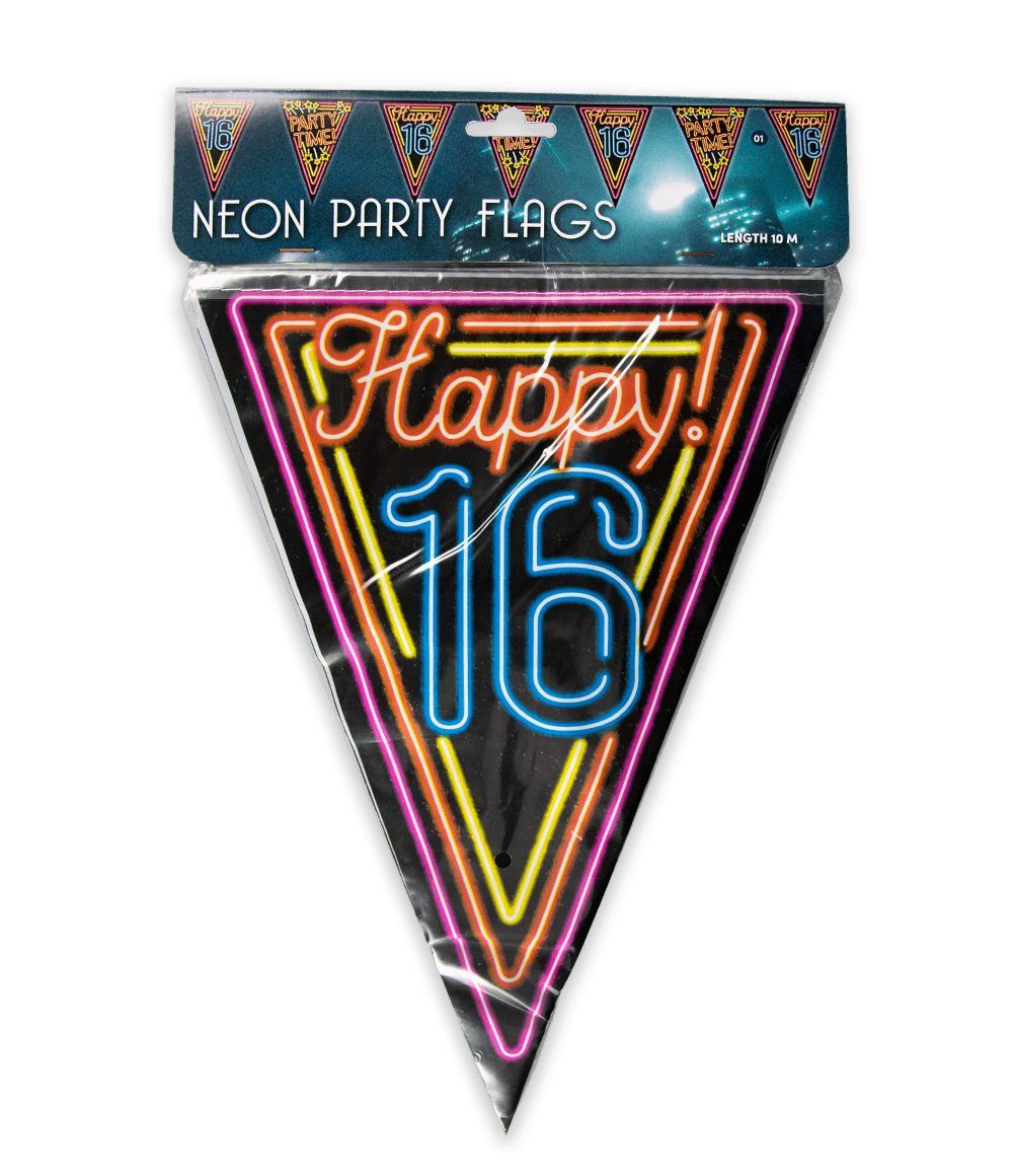 Slingers 16 Jaar Neon 10m