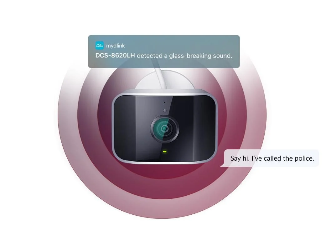 D-link - mydlink 2K QHD Udendørs Wi-Fi kamera DCS-8620LH