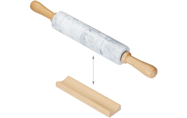 relaxdays Teigroller »Braun«
