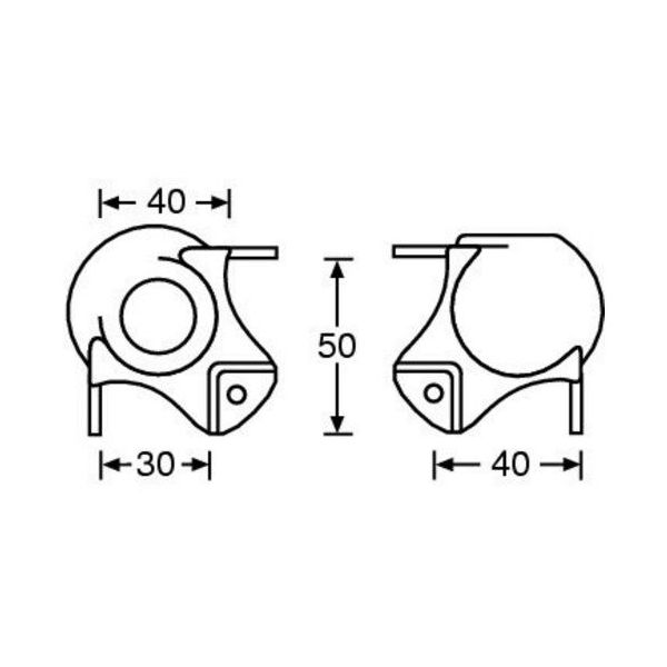 Adam Hall 4128 Ball Corner medium