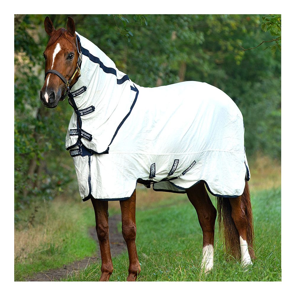 Horseware RAMBO NATURA - Chemise + couvre-cou white/navy