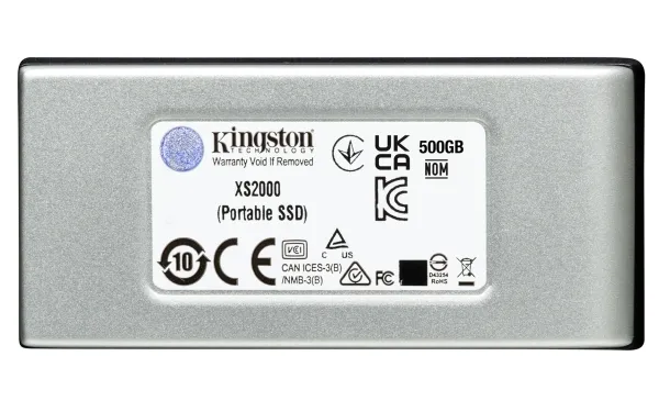 Kingston XS2000 - SSD - 4 TB - ekstern (bærbar) - USB 3.2 Gen 2x2 (USB-C stikforbindelse)