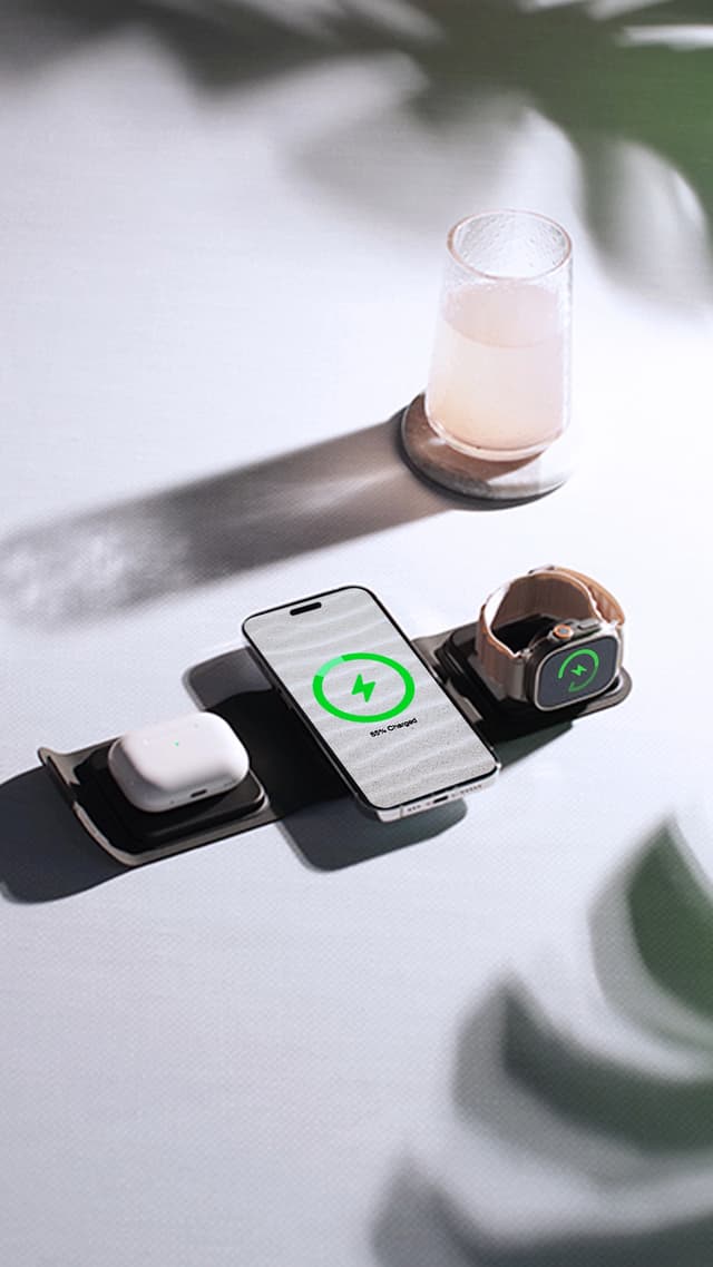 Mophie 3in1 MagSafe ledningsfri rejseoplader