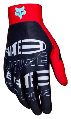 Gants Longs Fox Flexair Elevated Bleu Navy/Rouge