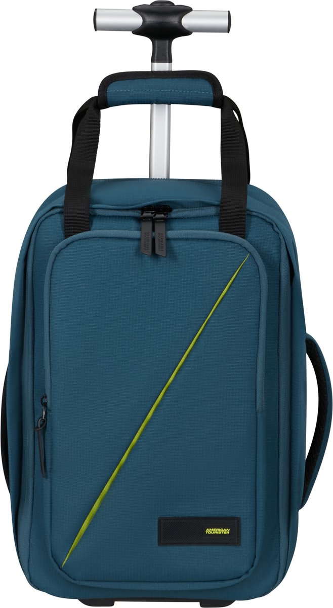 American Tourister Take2Cabin Backpack S Underseater Wheels Harbor Blue