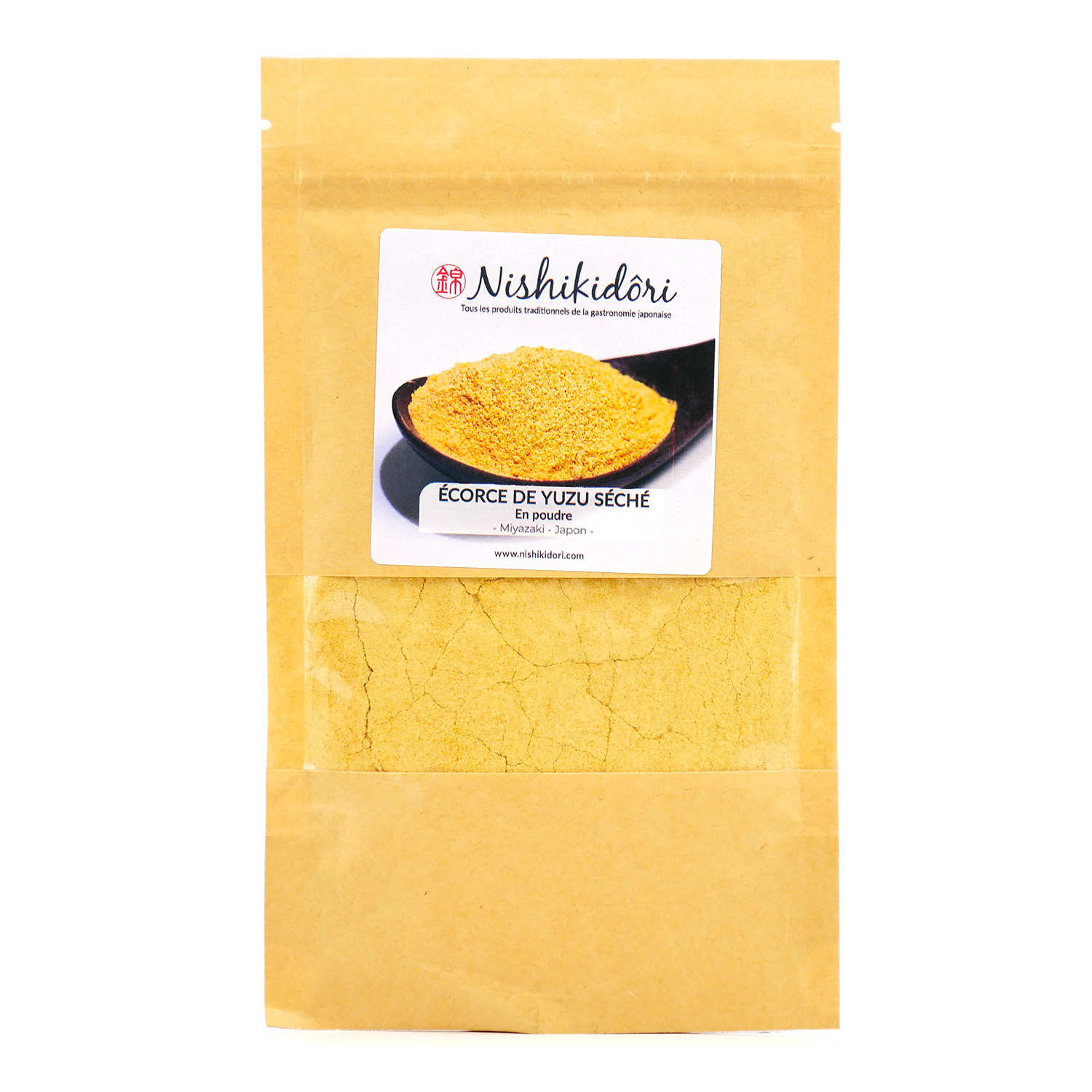 Ecorce de yuzu séché en poudre