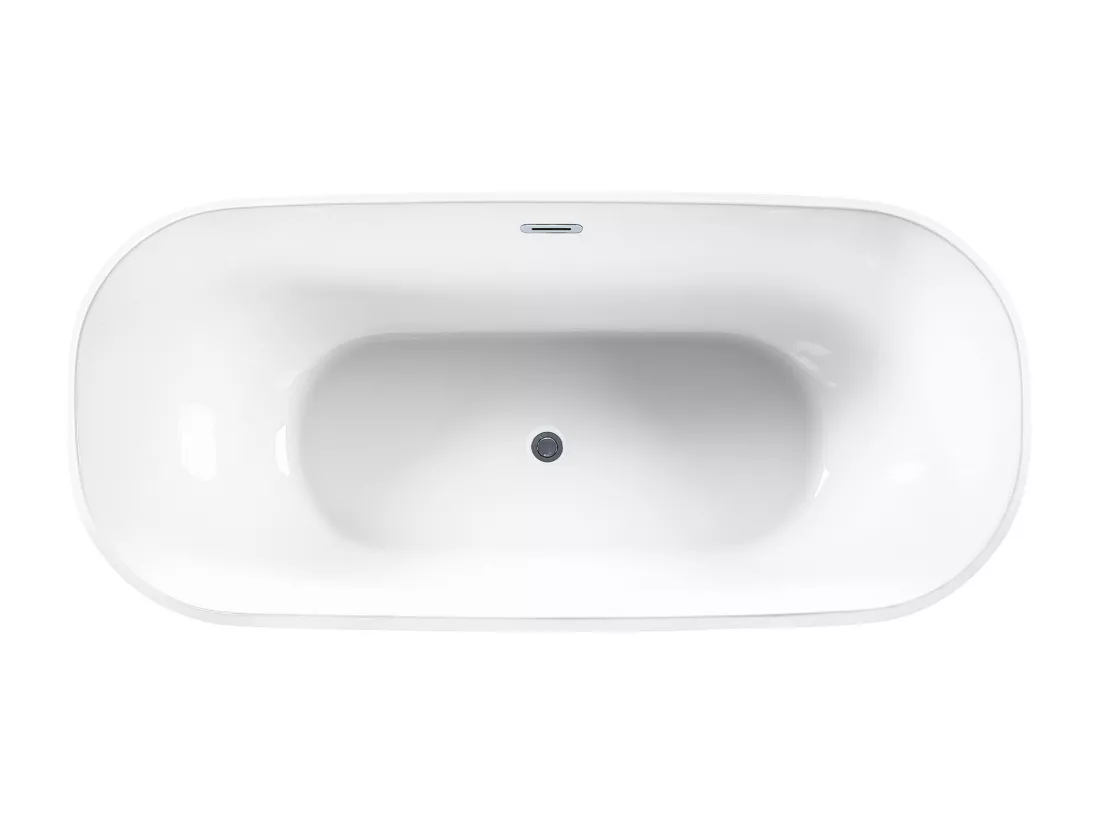 Baignoire îlot noire 170 x 77 cm TESORO