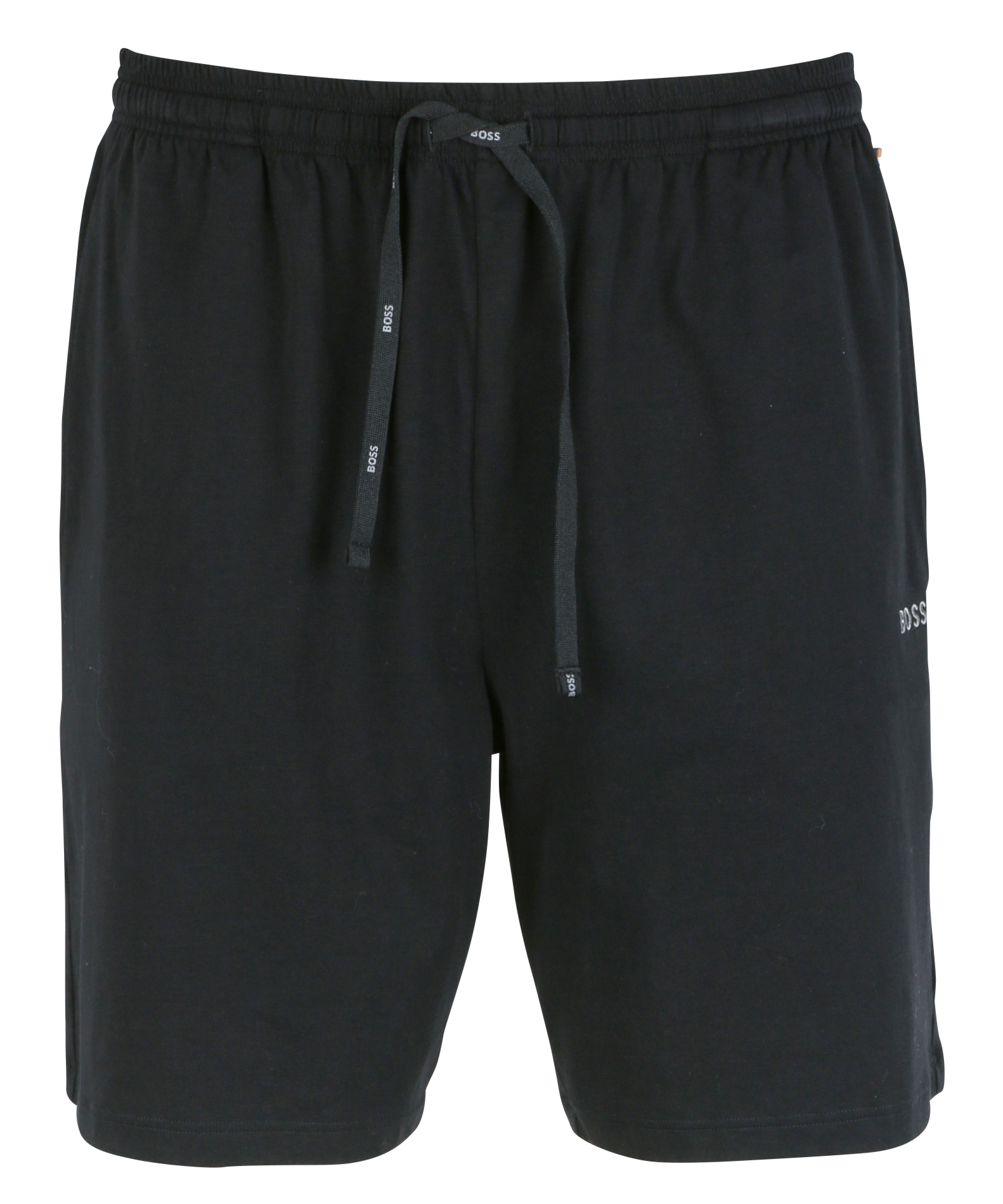 Short de pyjama en coton mélangé | Noir
