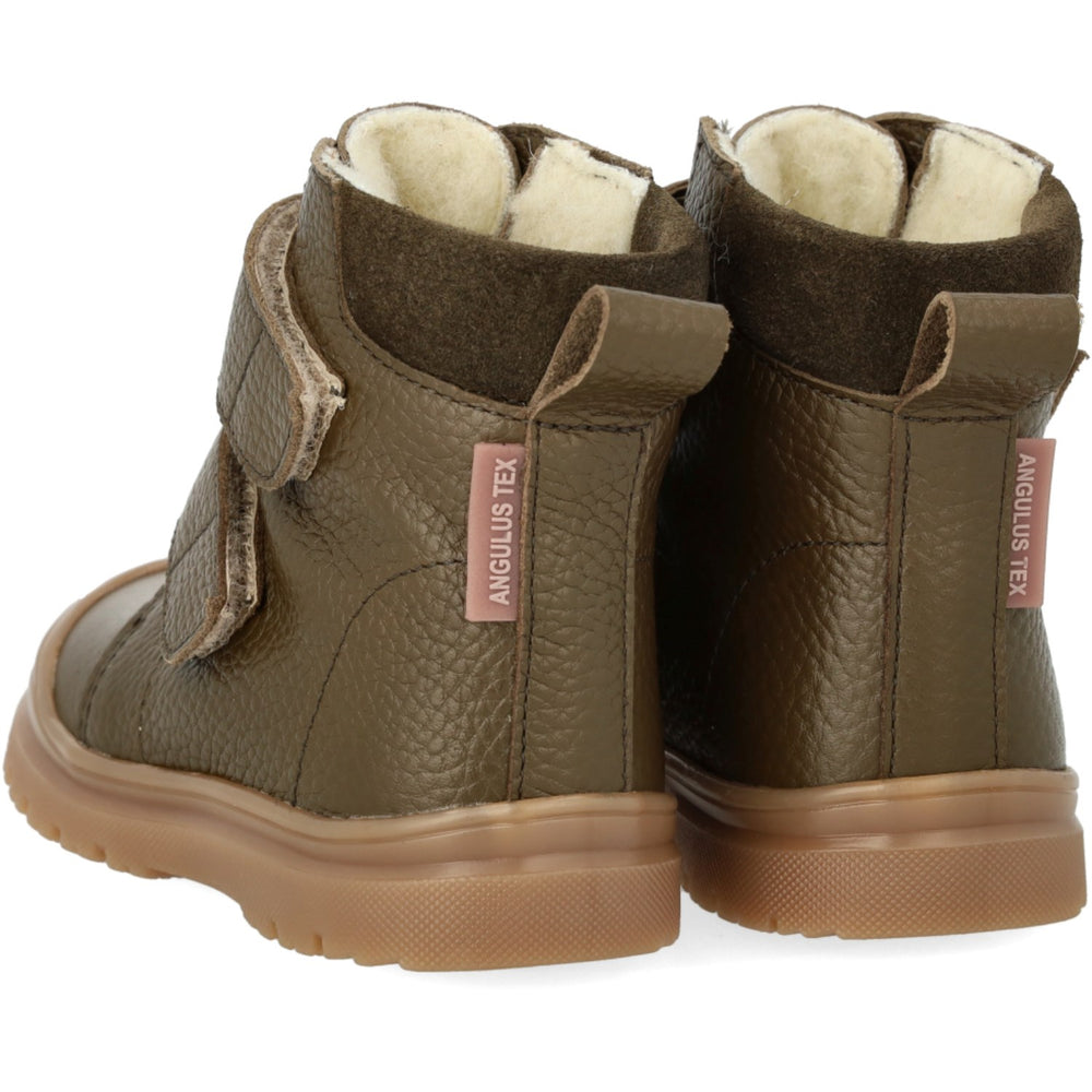 Køb Angulus Dark Olive/Forrest Begynder TEX-støvle Med Blødt Merino Uldfoer