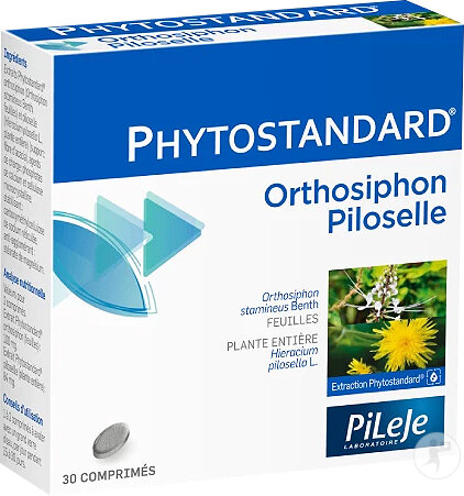 PiLeJe Phytostandard Orthosiphon/Piloselle 30 Comprimés NF