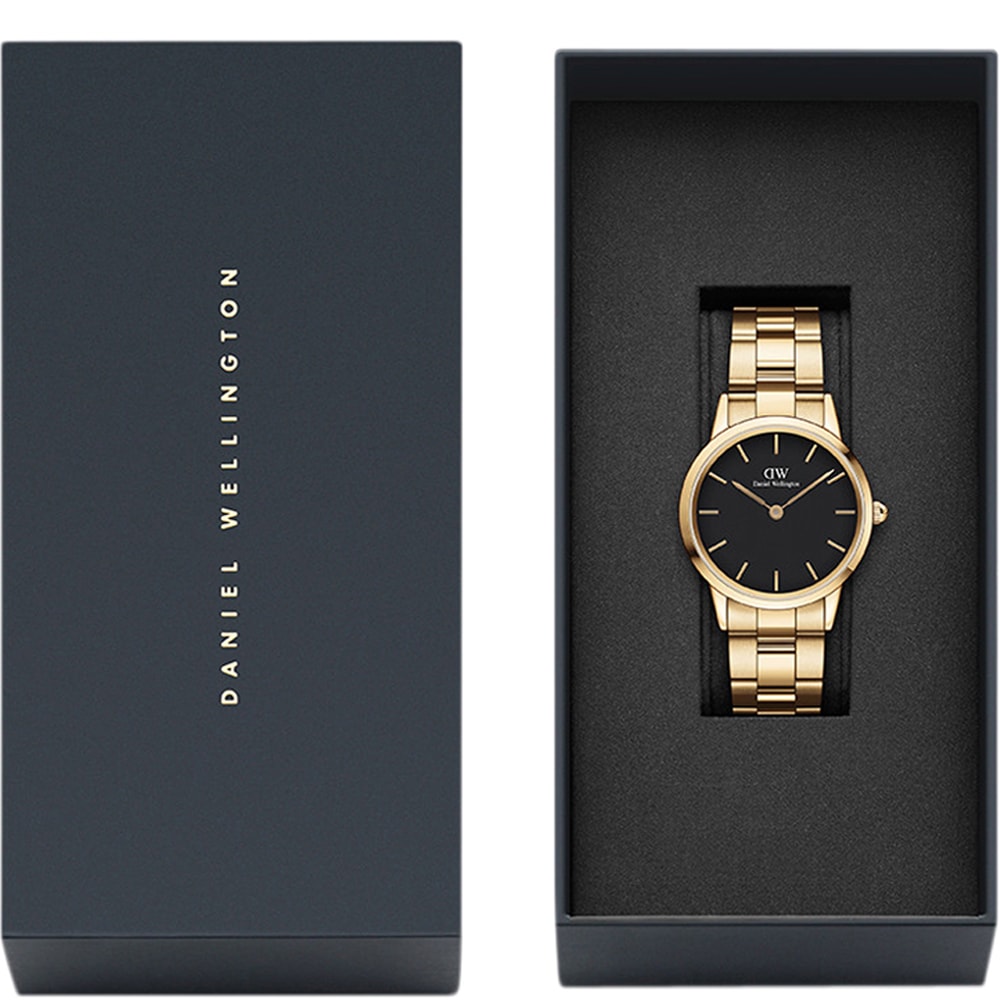 Montre à quartz - Acier & plaqué or - Homme