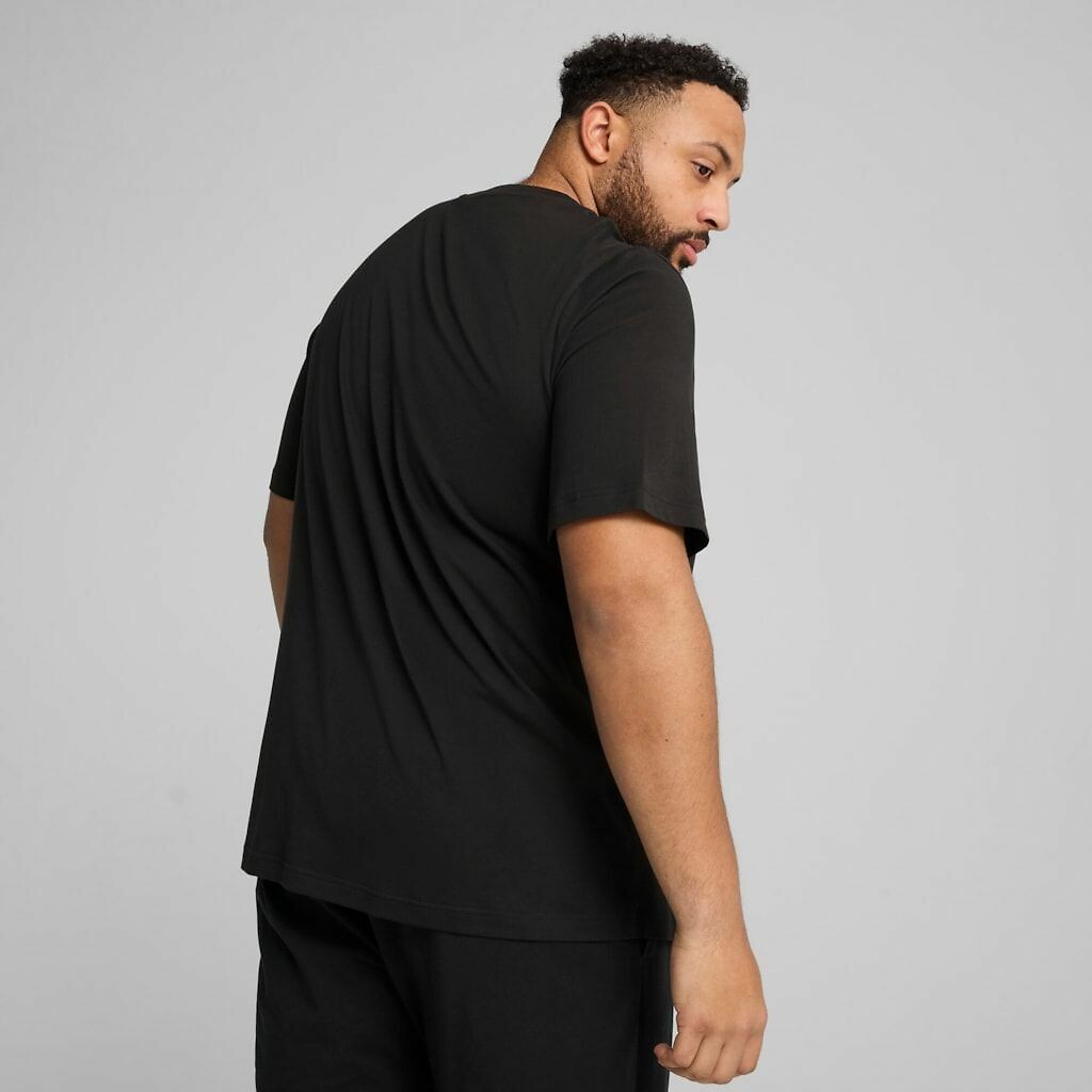 PUMA<br>Camiseta de manga curta, Essentiel, logo pequeno