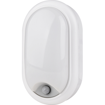 Philips ProjectLine wandlamp ovaal 15W spatwaterdicht 4000K met bewegingssensor