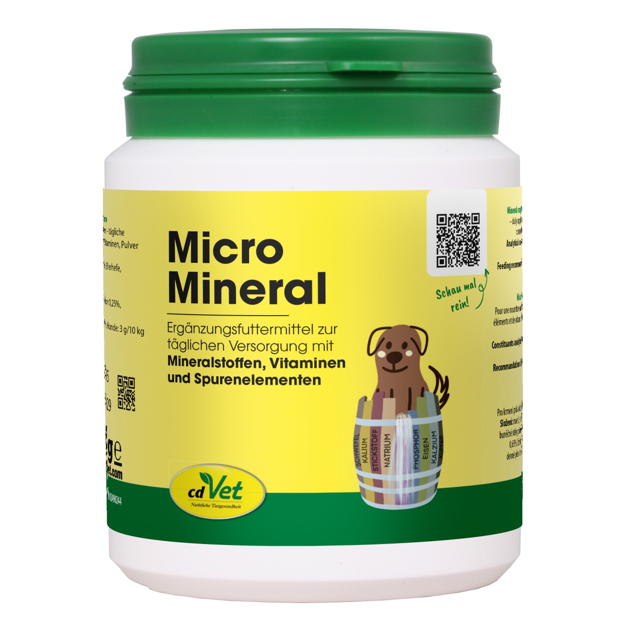 cdVet MicroMineral Hund & Katze 150 g