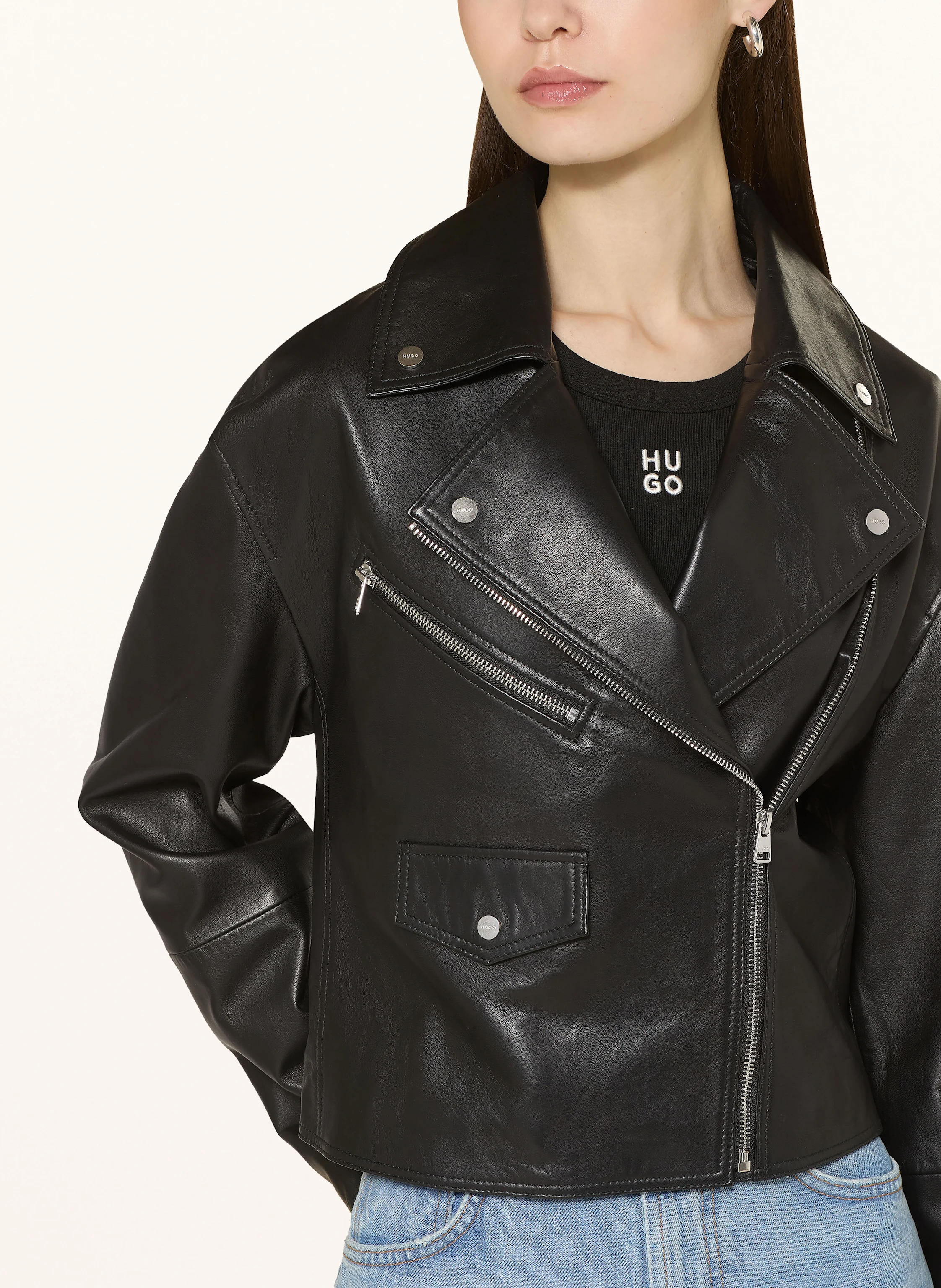 HUGO Lederjacke LARIDAS