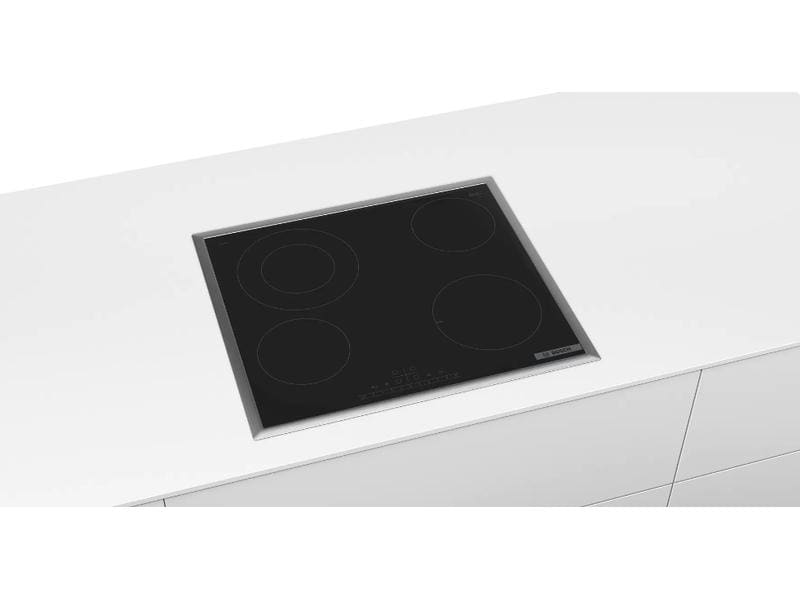Bosch Glaskeramik-Kochfeld PKF645FP2C Aufliegend Glaskeramik-Kochfeld mit 4 Herdplatten