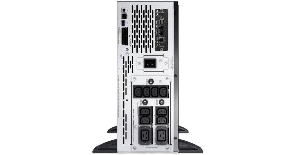 APCSmart-UPS X SMX3000HVNC Noodstroomvoeding ups  (Zwart, 3000VA, 8x C13, 2x C19 uitgang, USB, NMC)