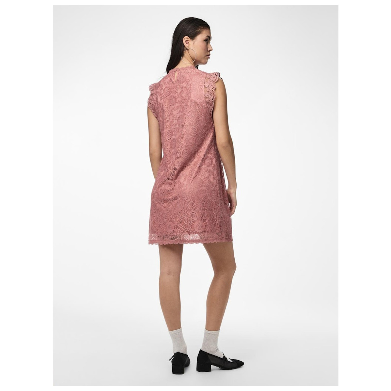 Pieces PCOLLINE SL LACE DRESS NOOS