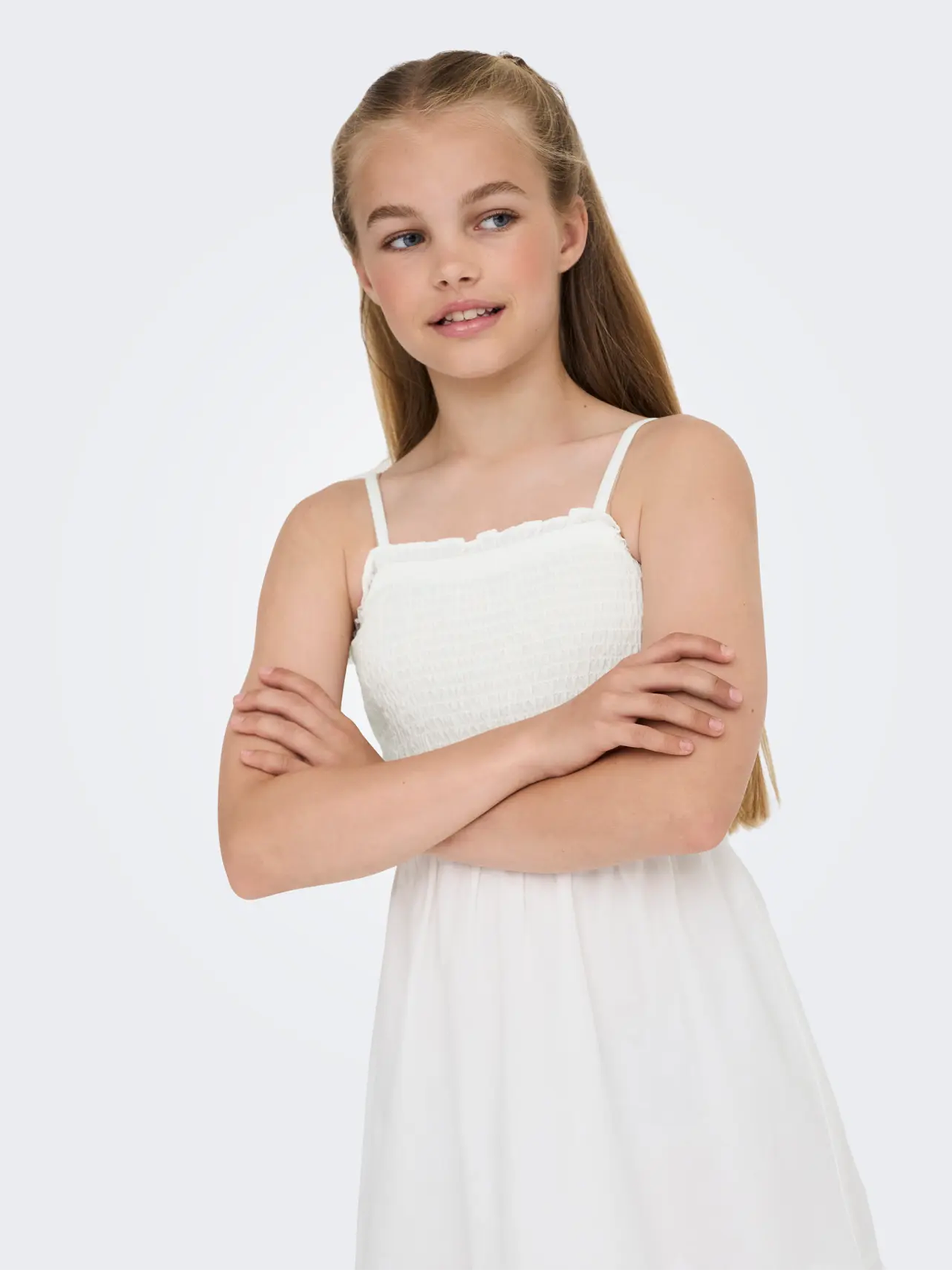 Lou Life Embroidery Smock Dress Woven