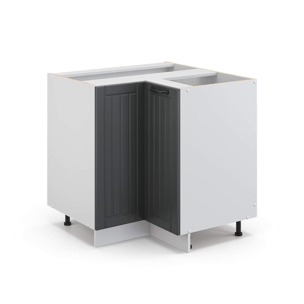 Vicco Eckunterschrank 87 cm FAME Line Küchenschrank Küchenzeile Landhaus Anthrazit