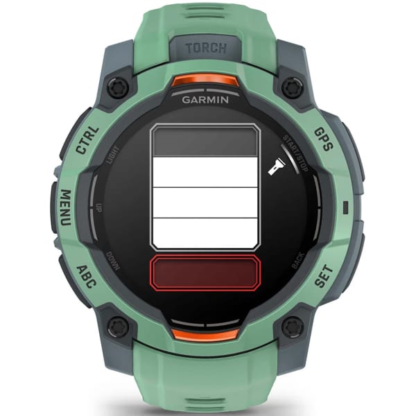 Montre cardio GPS GARMIN INSTINCT 3 45 MM AMOLED N EO TROPIC BEZEL W/ NEO TROPIC BND