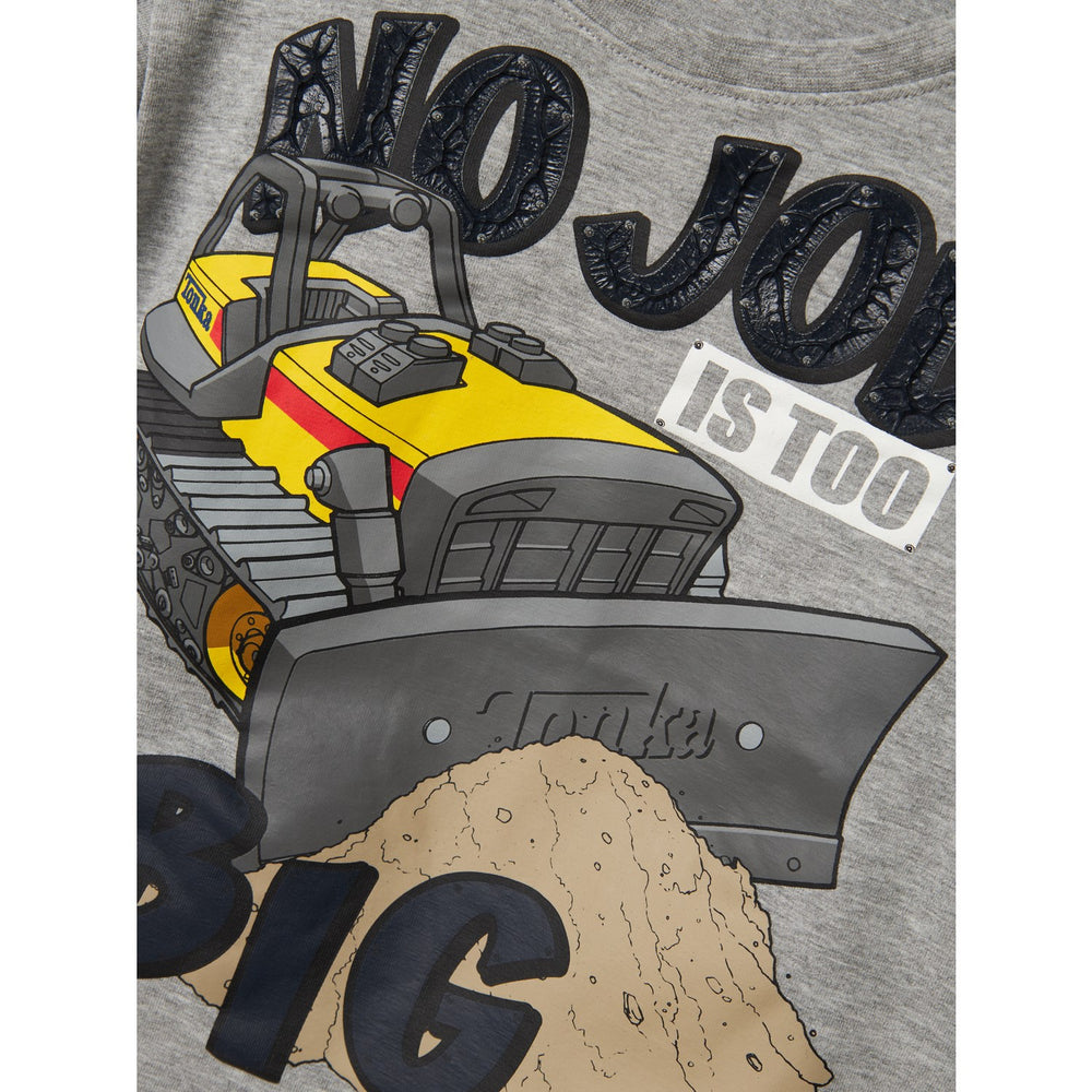 Køb Name It Grey Melange Jeremy Tonka Regular Bluse