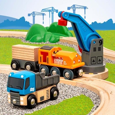 BRIO World 36104 Løft & Last Startsett