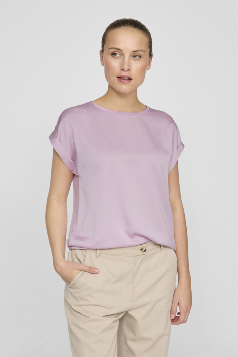 Vila roze dames t-shirt