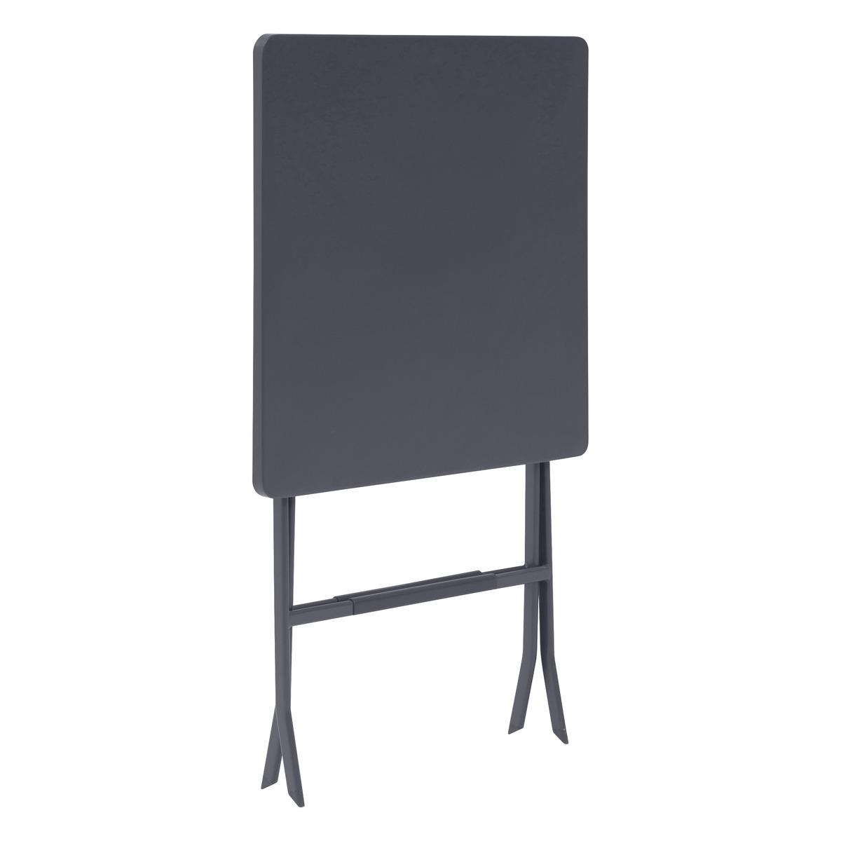TABLE GREENSBORO HAUTE CARRE GRAPHITE 2 PLACES