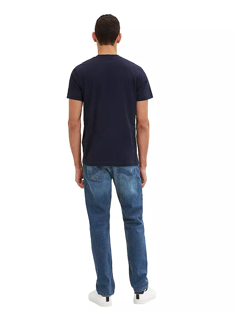 TOM TAILOR T-Shirt Regular Fit blau