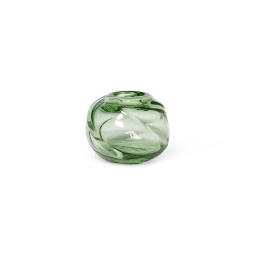 ferm LIVING Water Swirl Vase, Klar