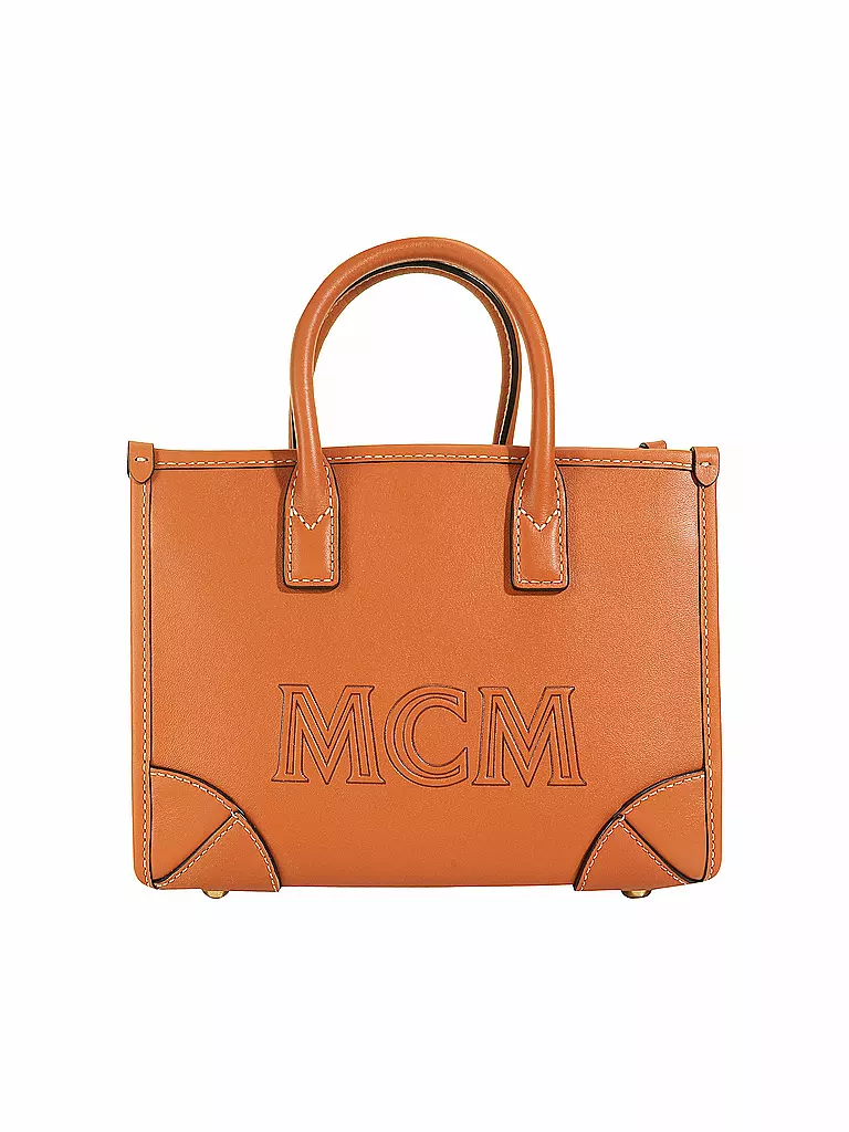 MCM Ledertasche - Tote Bag MÜNCHEN MINI braun