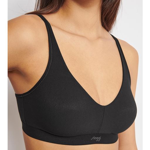 Sloggi Ever Ease Soft Bra, Black, M