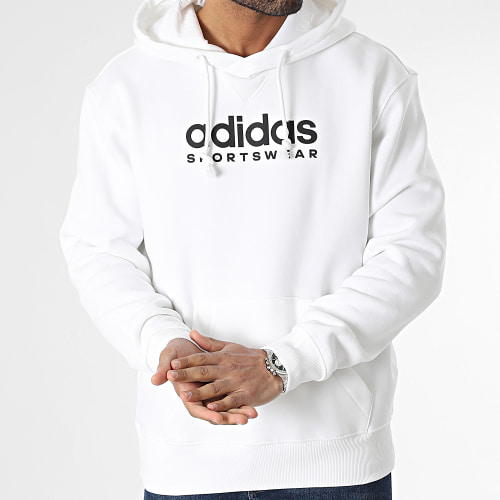 Sweat Capuche All IC9781 Blanc
